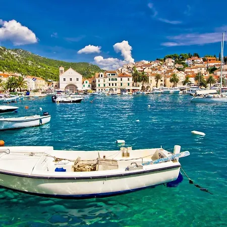 Lejlighed In Hvar Town With Sea View, Balcony, Air Conditioning, Wi-fi Hvar Town